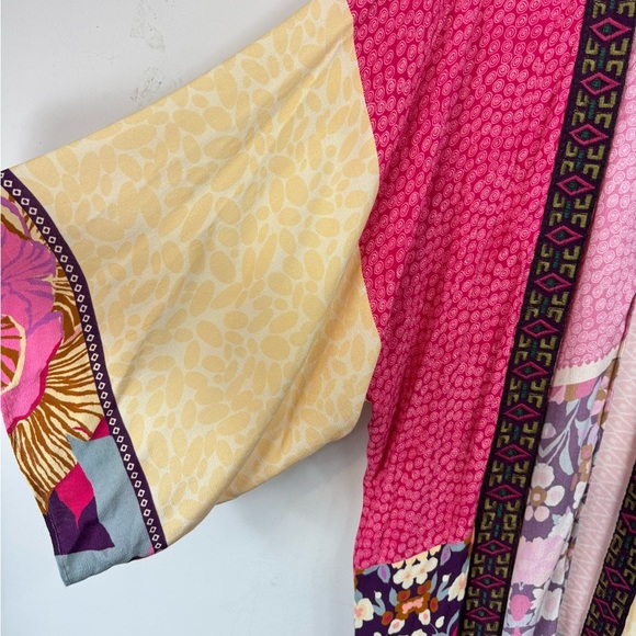 Sundance Size XS/S Paradiso Multicolor Long Kimono Duster Cardigan Jacket Mixed - Picture 4 of 8